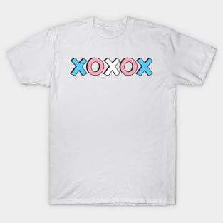 Hugs and Kisses - T4T Valentines - Pride XOXO T-Shirt